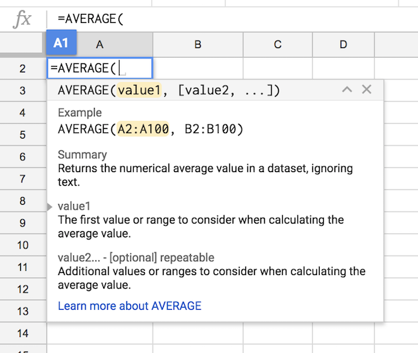 Google Sheets Formulas